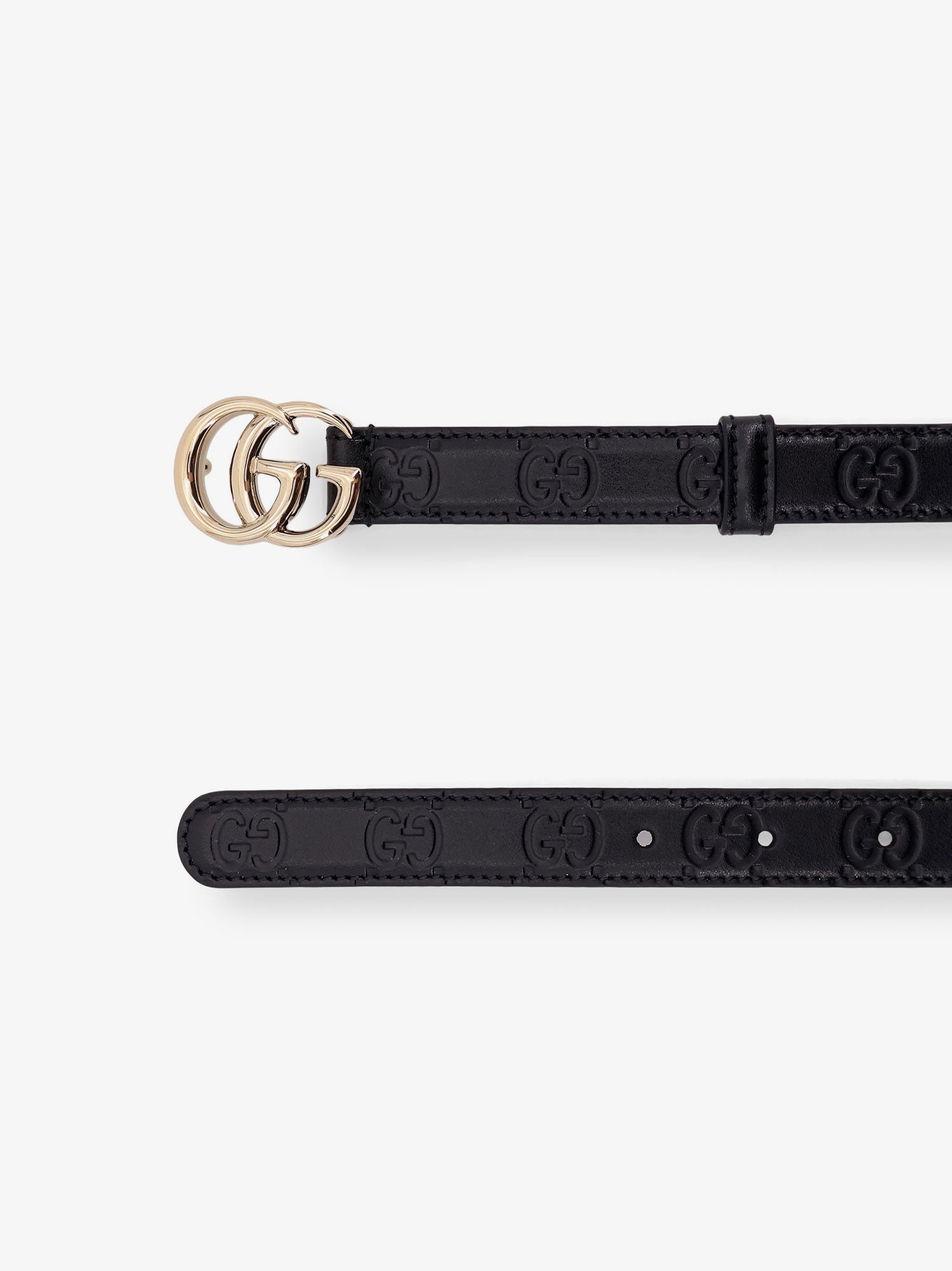 Gucci Women's Leather Belt Black