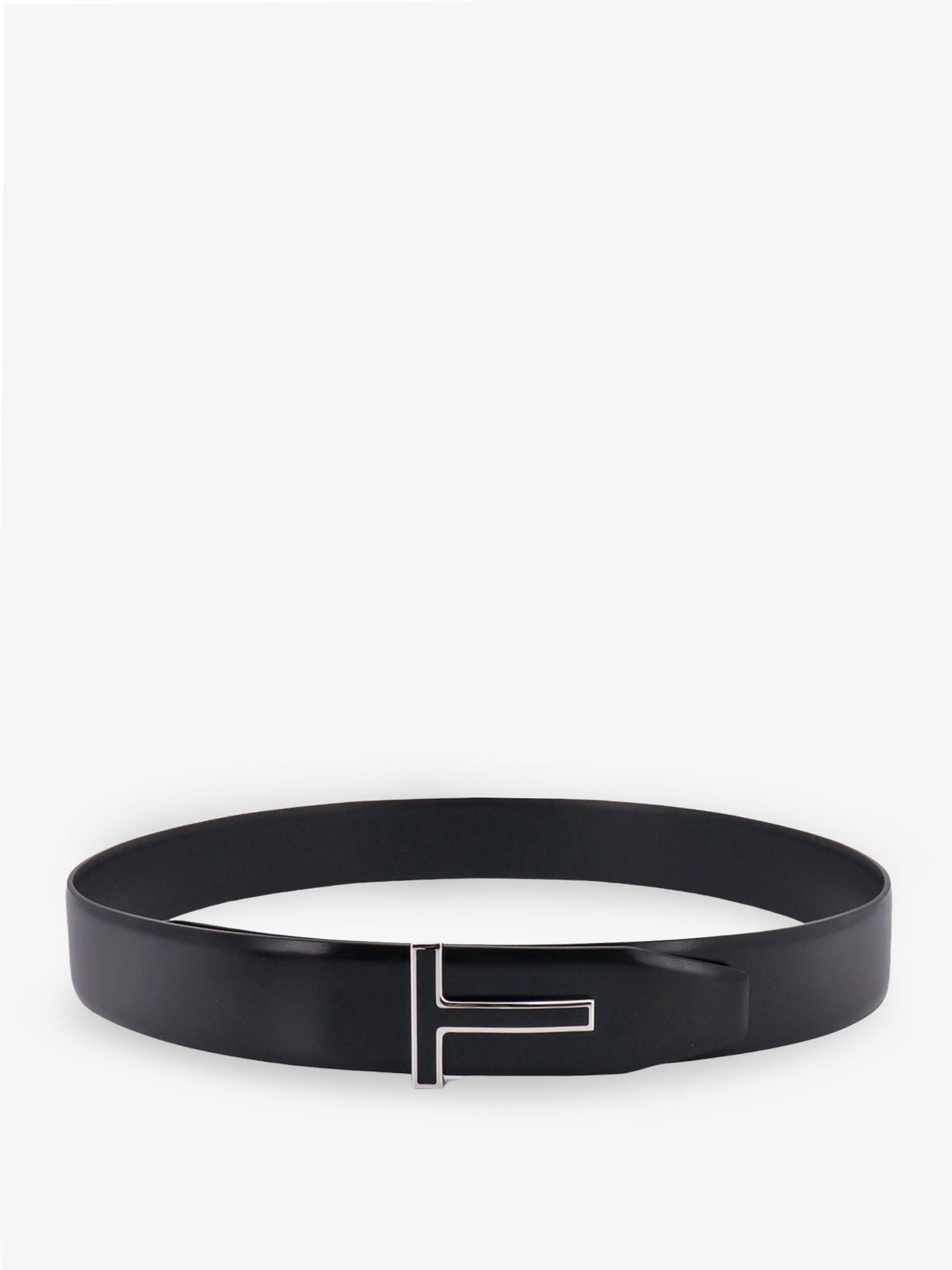 Tom Ford Men's Leather Belt Black
