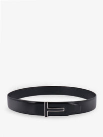 Tom Ford Men's Leather Belt Black