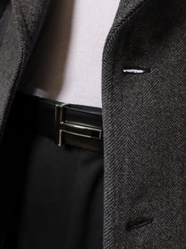 Tom Ford Men's Leather Belt Black