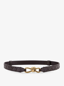 Bottega Veneta Women's Leather Belt Brown