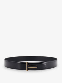 Tom Ford Men's Leather Belt Black