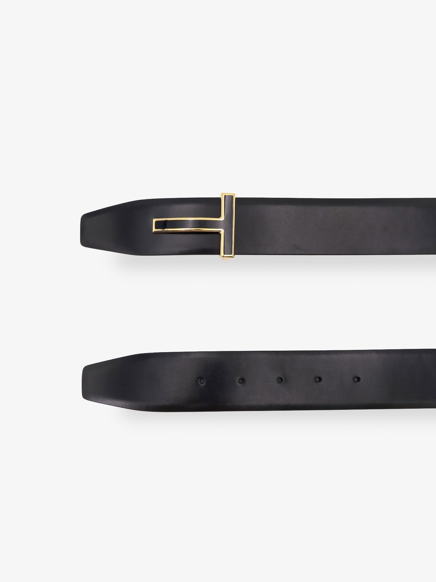 Tom Ford Men's Leather Belt Black