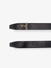 Tom Ford Men's Leather Belt Black