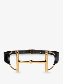 Gucci Women's Leather Belt Black