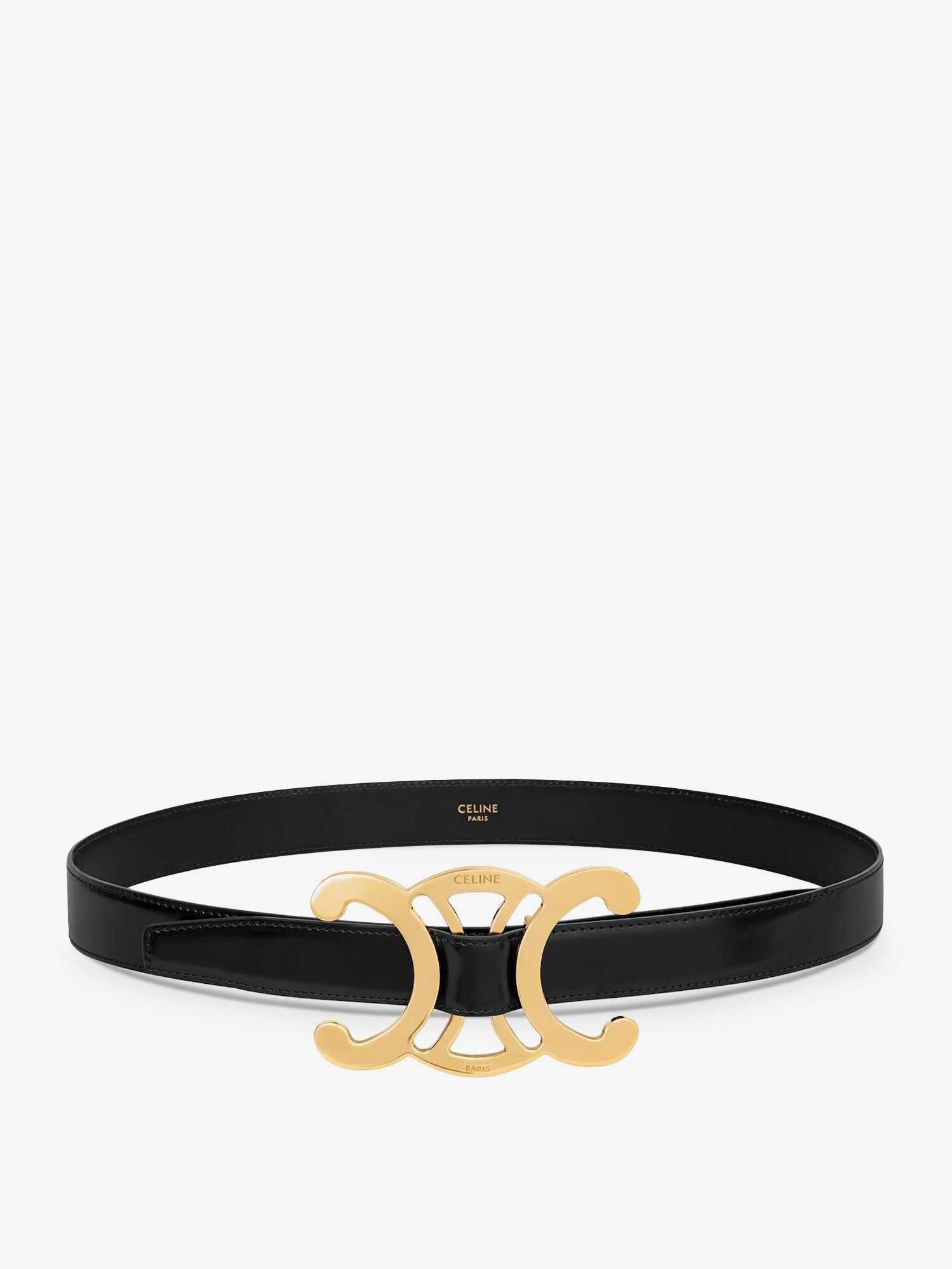 Celine Women's Leather Belt Black