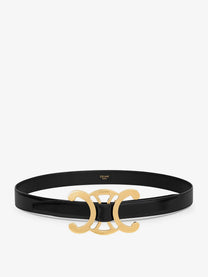 Celine Women's Leather Belt Black
