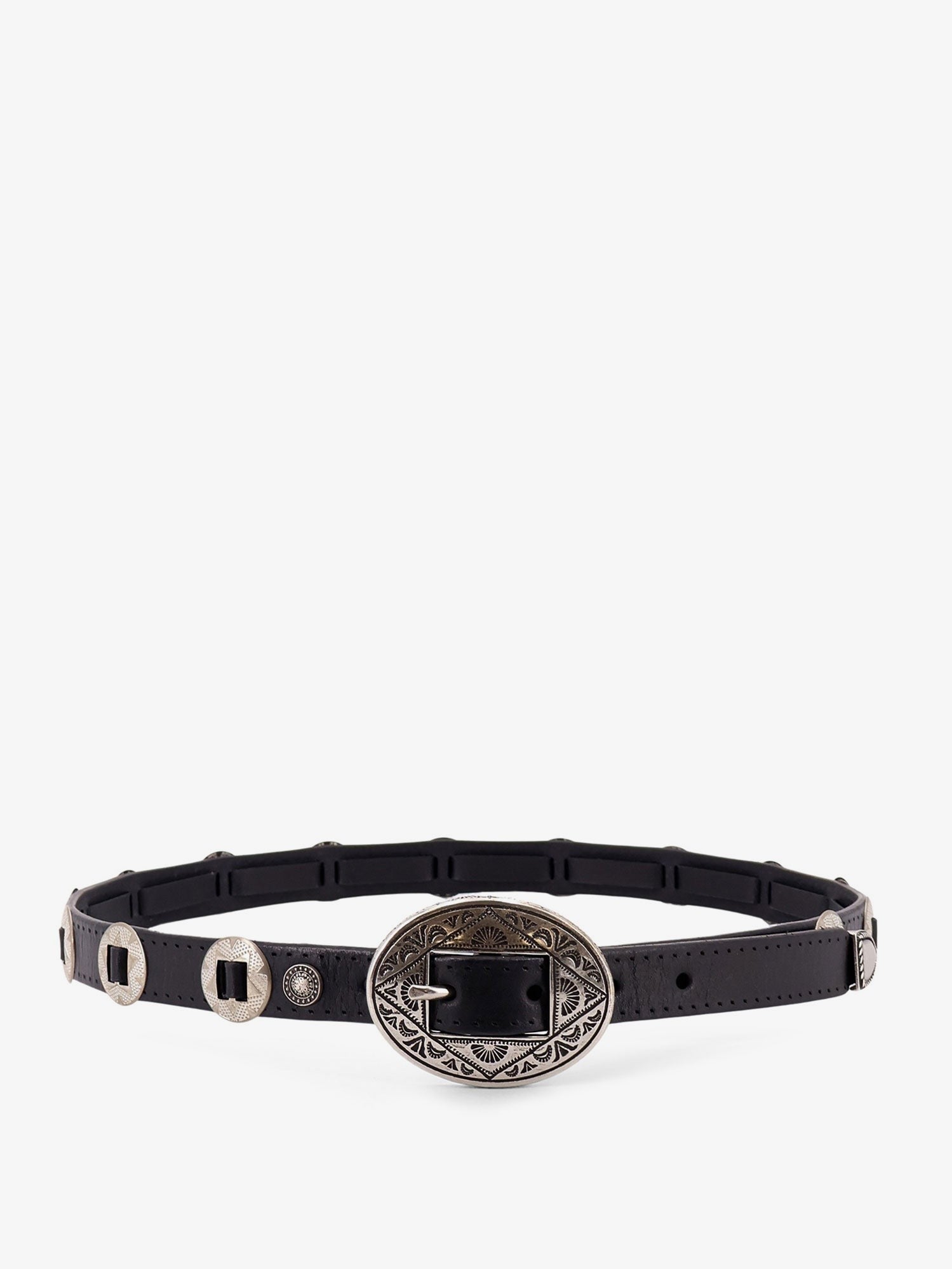 Golden Goose Men's Leather Belt Black