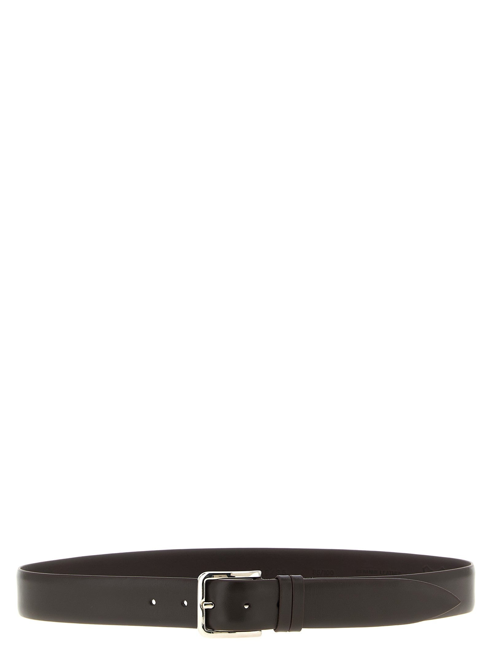 Zerbini Claudio Leather Belt Brown
