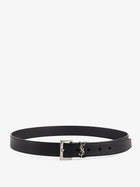 Saint Laurent Men's Leather Belt Black
