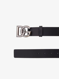 Dolce &amp; Gabbana Men's Leather Belt Black