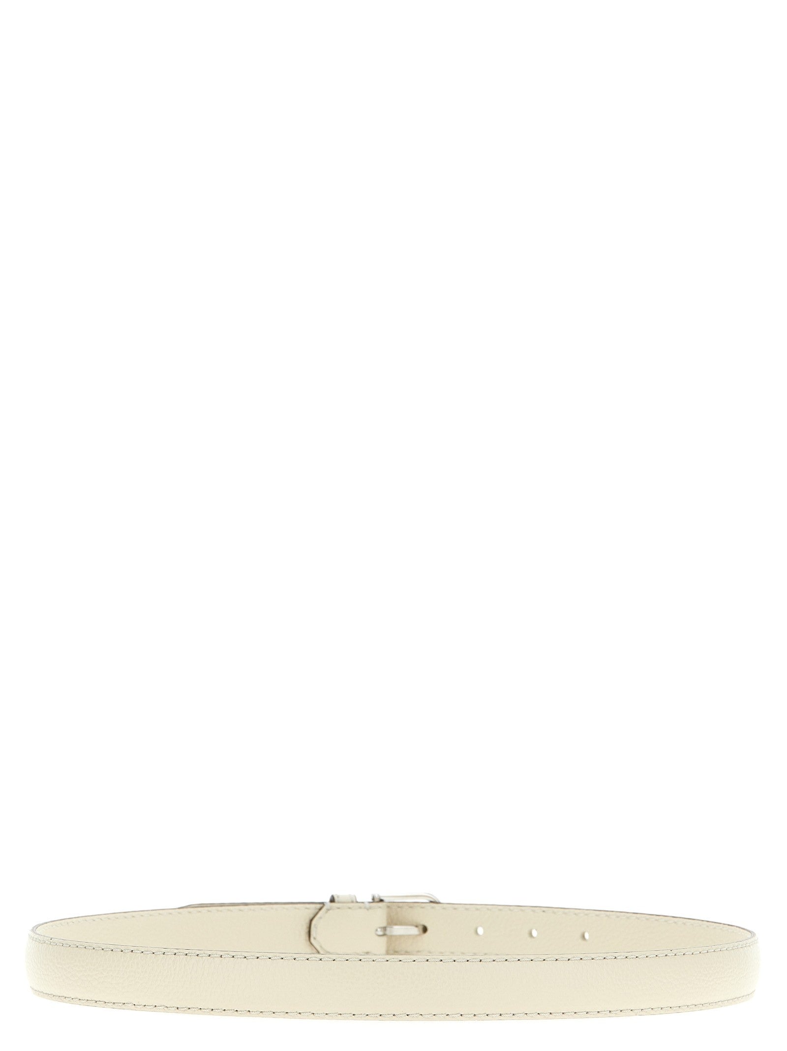 Toteme Leather Belt White