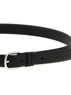 Zerbini Claudio Leather Belt Black, view 3