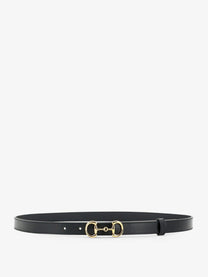 Gucci Women's Leather Belt Black