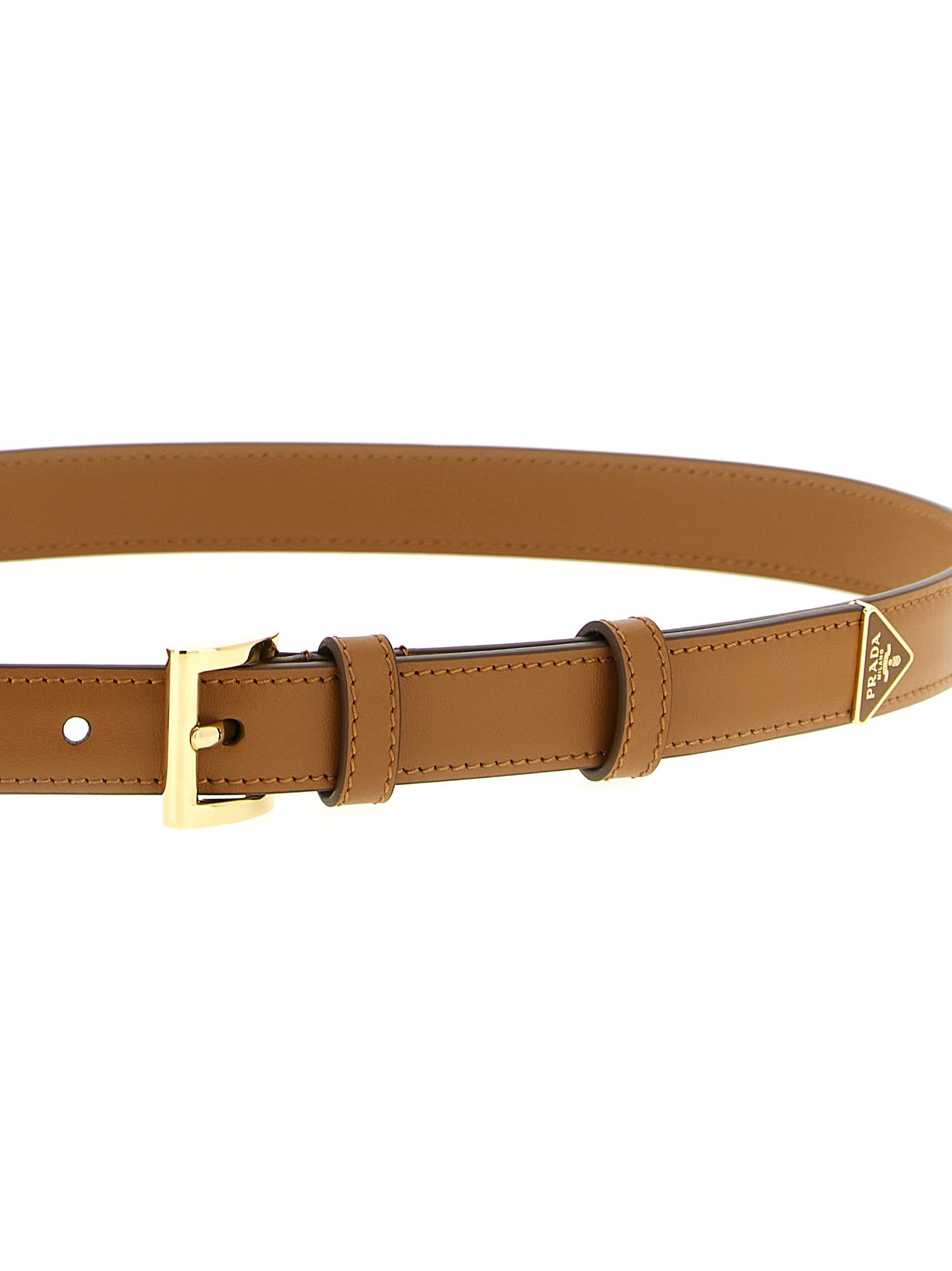 PRADA Leather Belt Brown