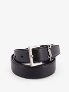 Saint Laurent Men's Leather Belt Black, view 4