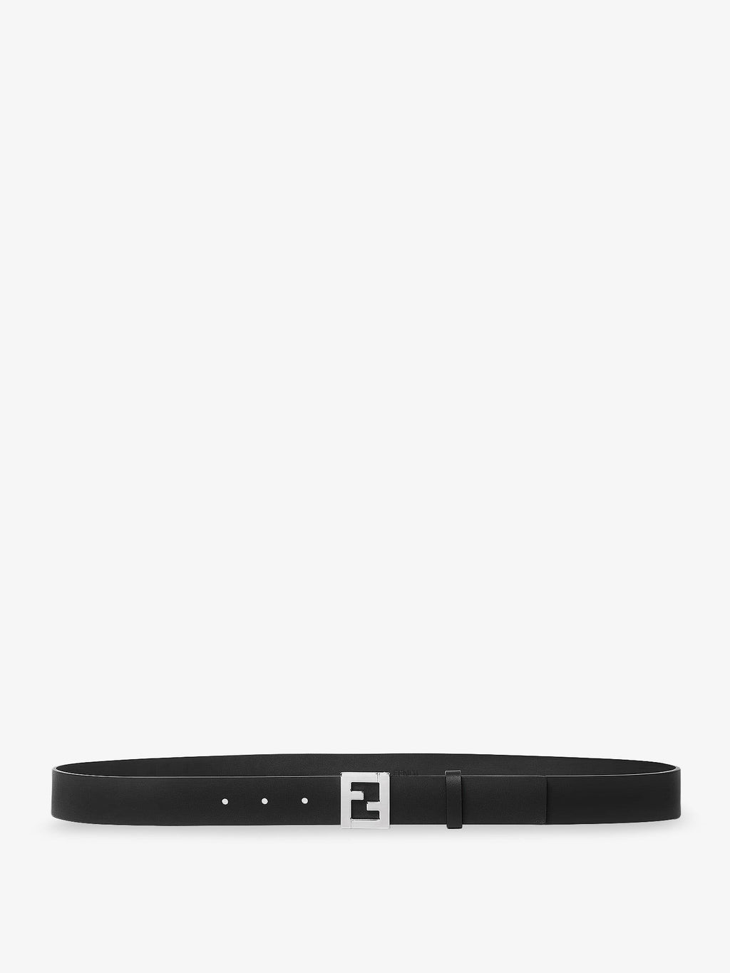 Fendi Men's Leather Belt Black