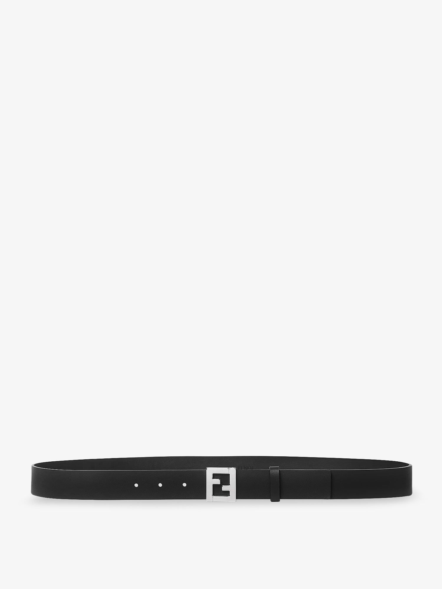 Fendi Men's Leather Belt Black