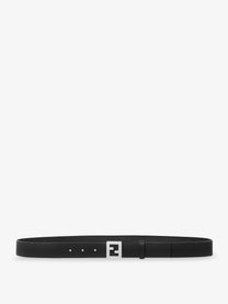 Fendi Men's Leather Belt Black