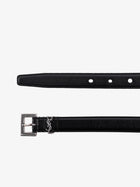 Saint Laurent Women's Leather Belt Black, view 3