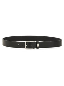 BOSS Men's Cintura Elio in Pelle Black