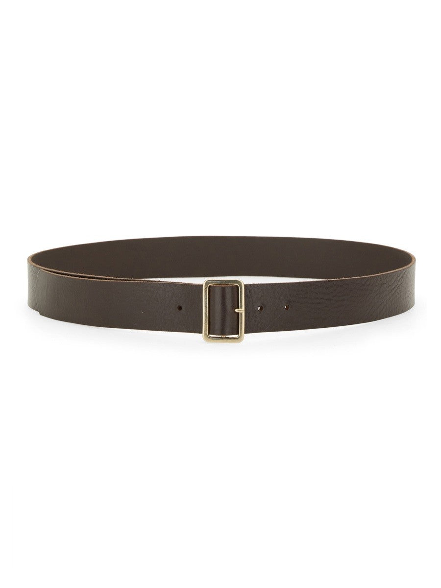 Alysi Women's Leather Belt Brown Alysi