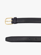 Toteme Women's Leather Belt Black, view 3