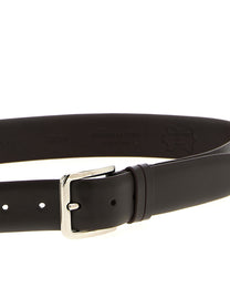 Zerbini Claudio Leather Belt Brown