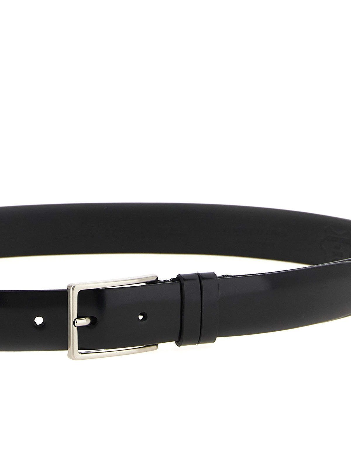Zerbini Claudio Leather Belt Black, view 3