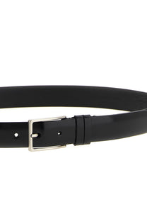 Zerbini Claudio Leather Belt Black, view 3