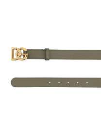 Dolce &amp; Gabbana Women's Leather Belt Green