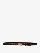 Brunello Cucinelli Men's Leather Belt Gold