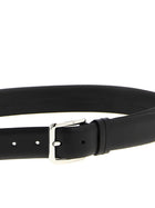 Zerbini Claudio Leather Belt Black, view 3