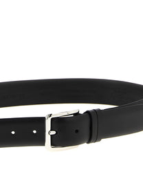 Zerbini Claudio Leather Belt Black, view 3