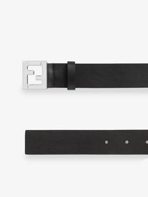 Fendi Men's Leather Belt Black