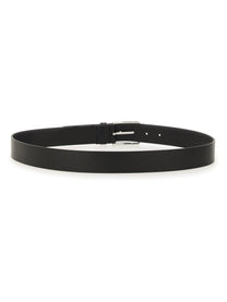 BOSS Men's Cintura Elio in Pelle Black