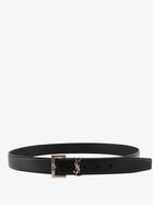 Saint Laurent Women's Leather Belt Black