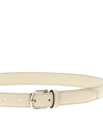 Toteme Leather Belt White