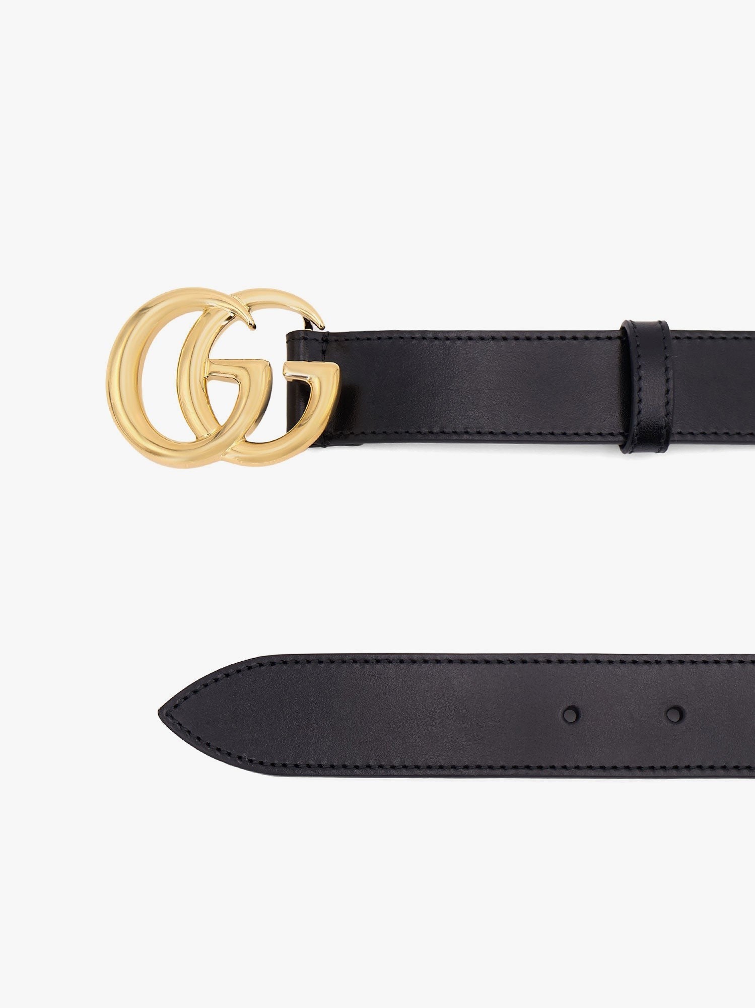 Gucci Men's Leather Belt Black