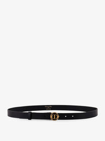 Dior Women's Leather Belt Black
