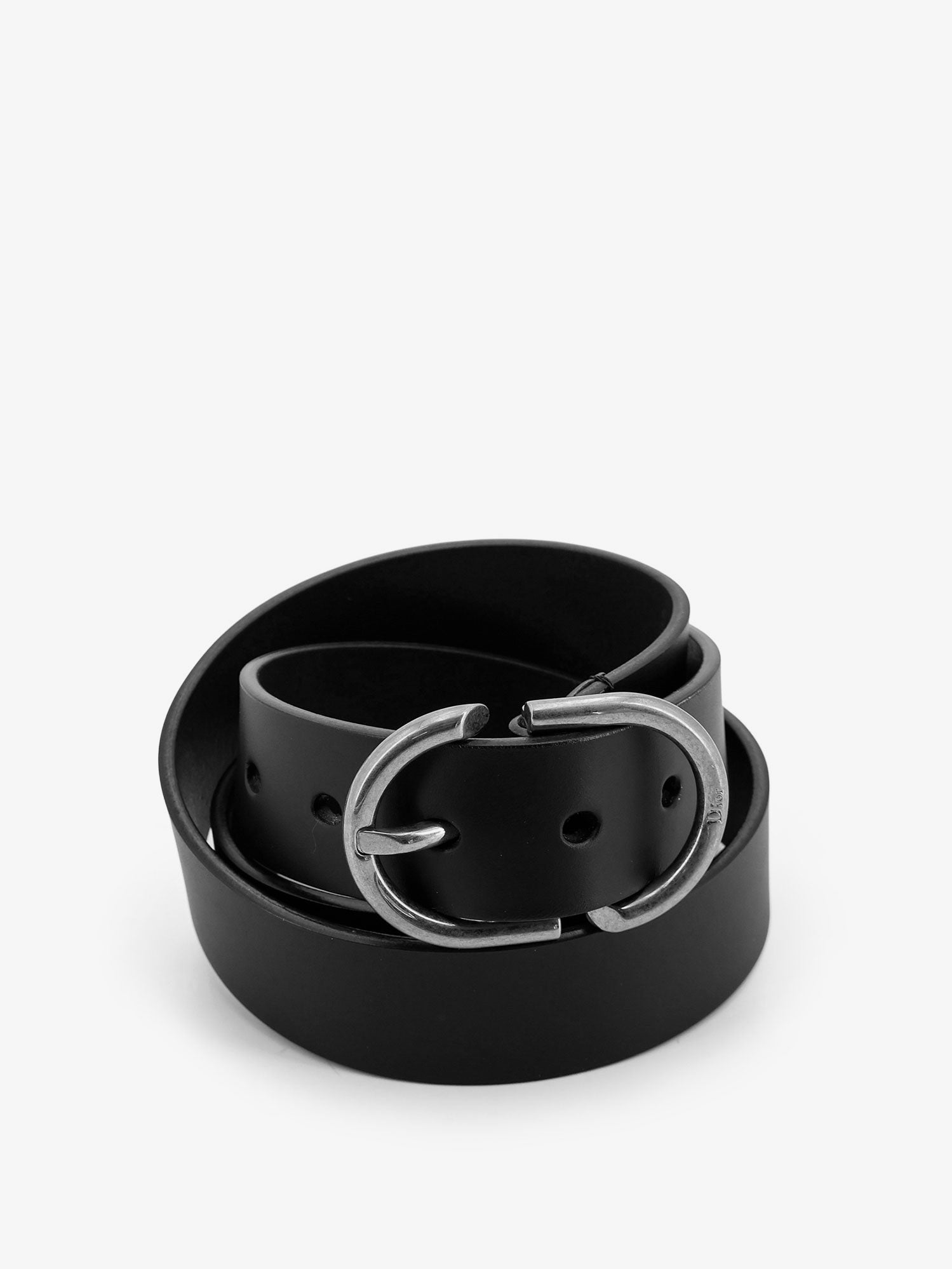 Dior Men's Leather Belt Black