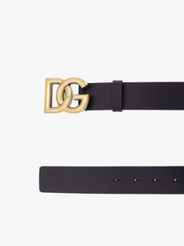 Dolce &amp; Gabbana Men's Leather Belt Black