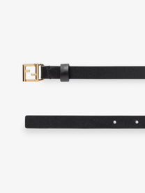 Fendi Women's Leather Belt Black