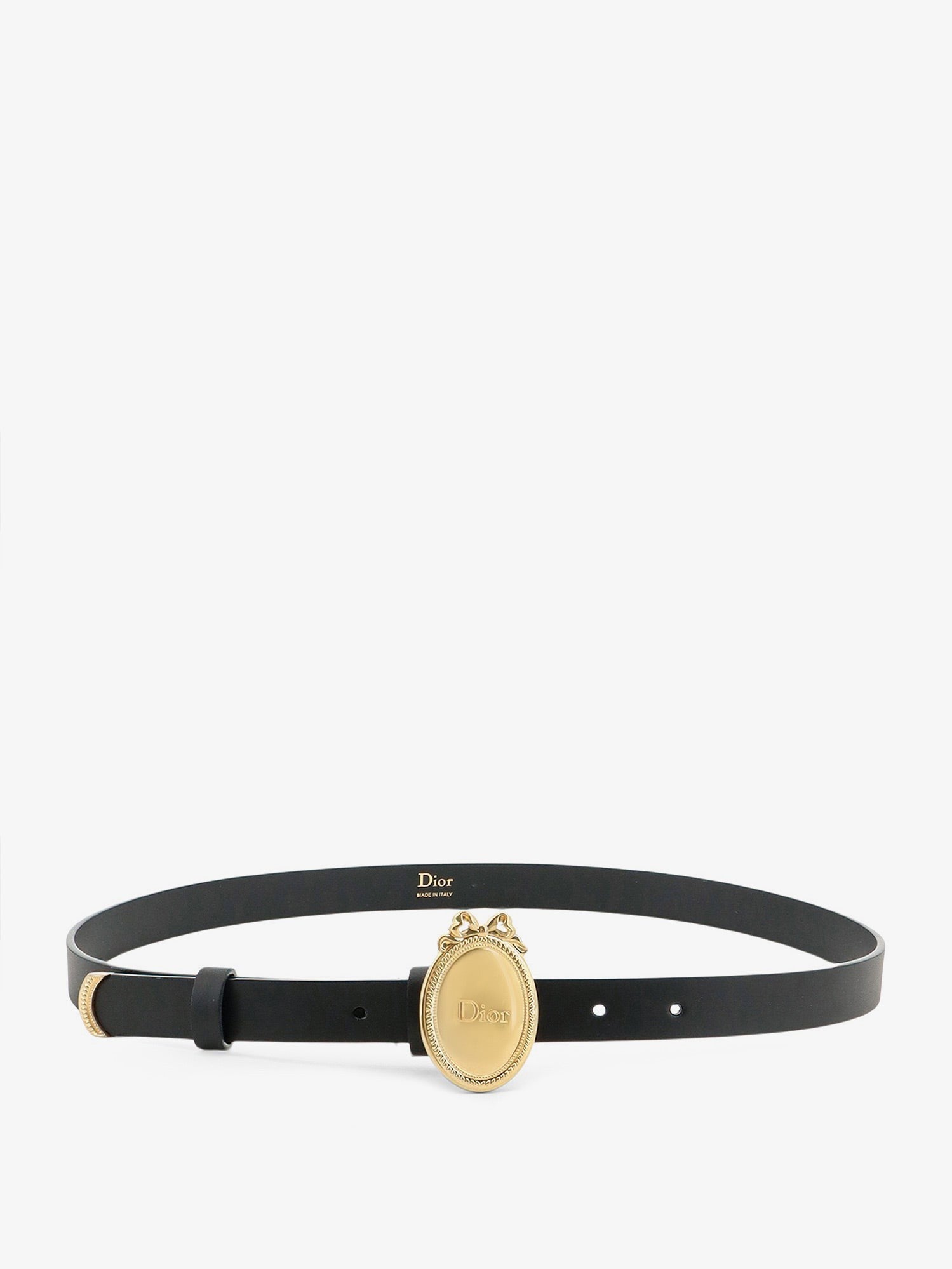 Dior Women's Leather Belt Black