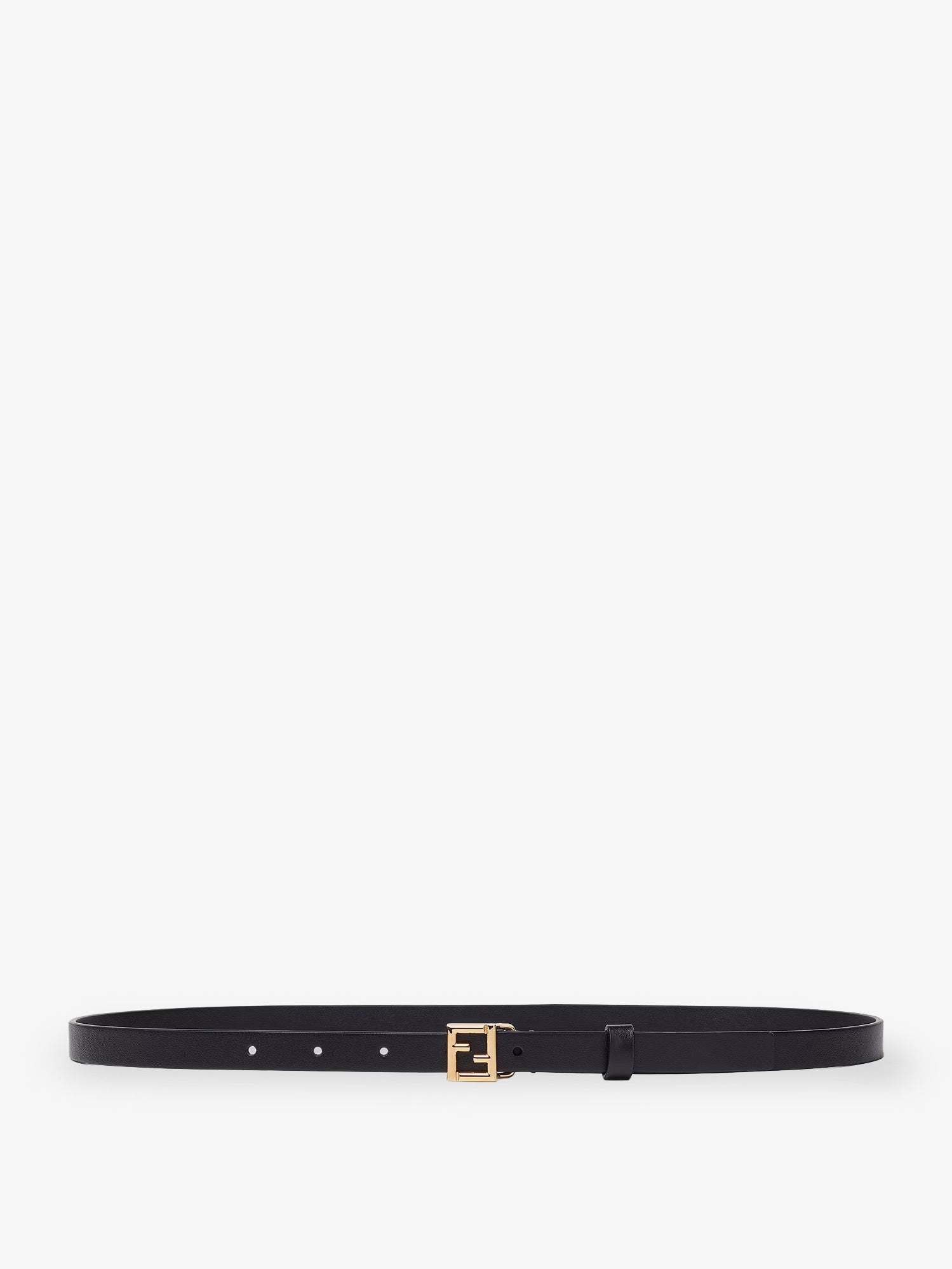 Fendi Women's Leather Belt Black