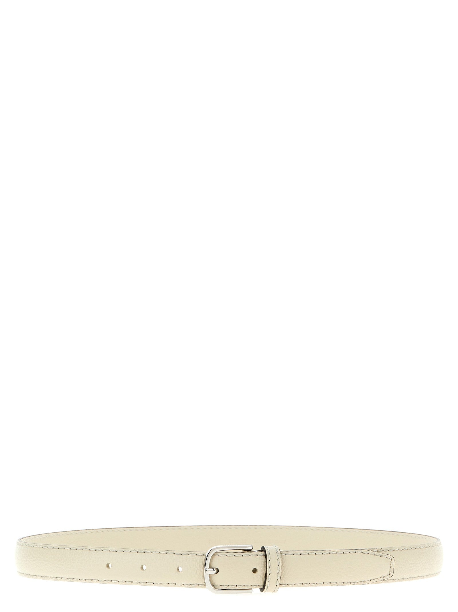 Toteme Leather Belt White