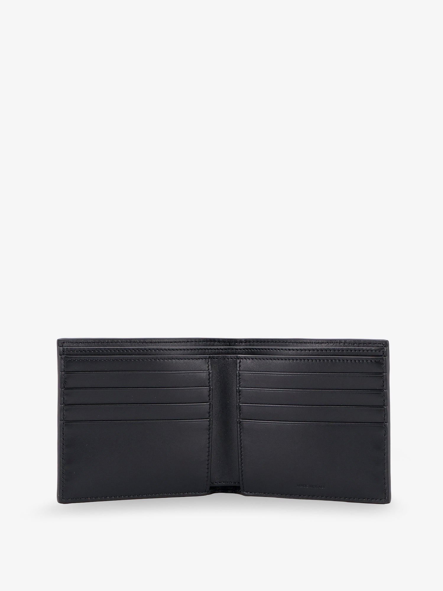 Celine Men's Leather Bi Fold Wallet Black