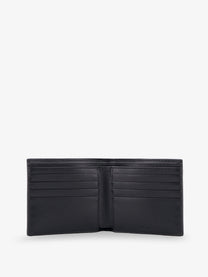 Celine Men's Leather Bi Fold Wallet Black
