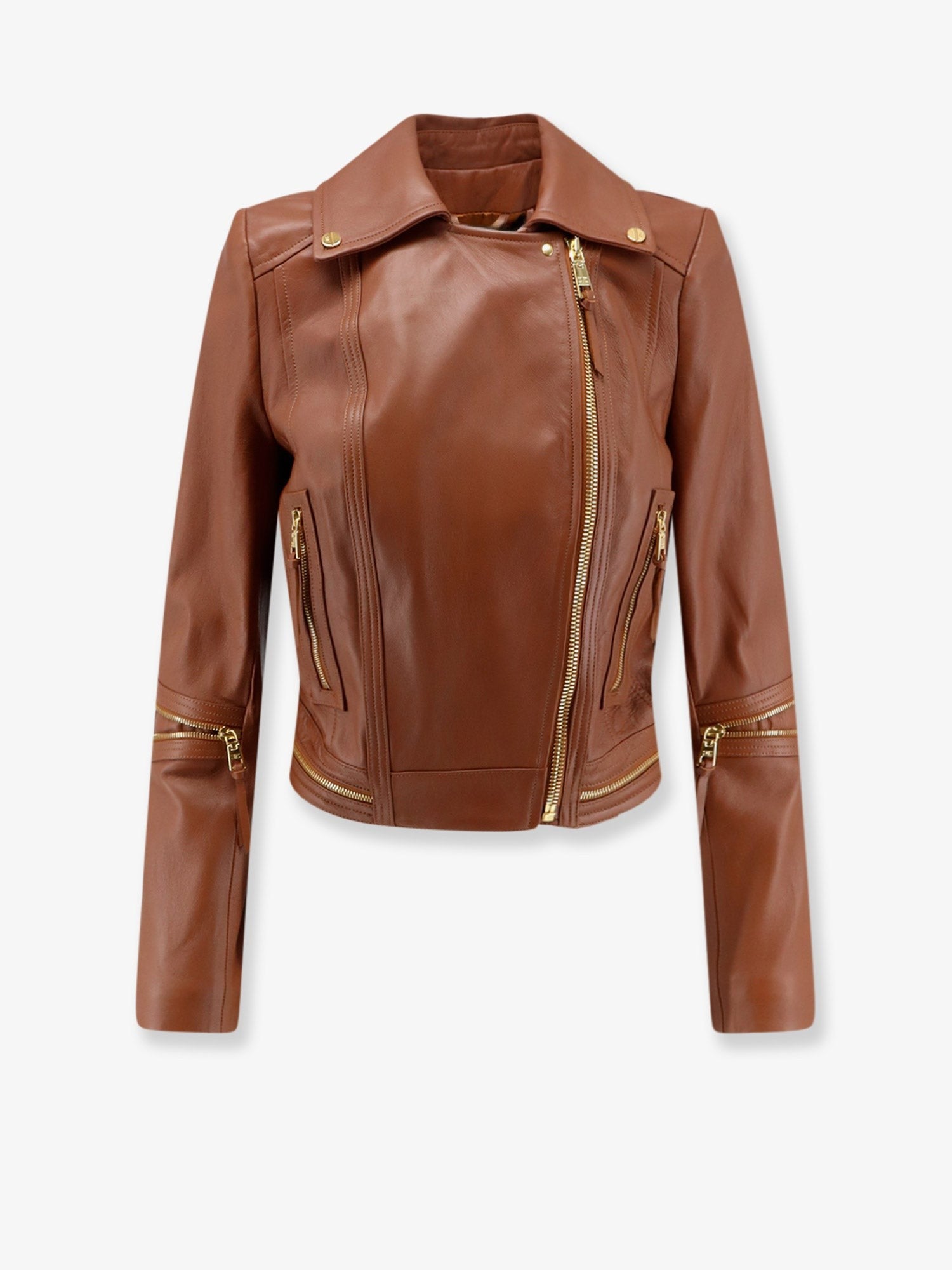 Elisabetta Franchi Women's Leather Biker Jacket SIGARO