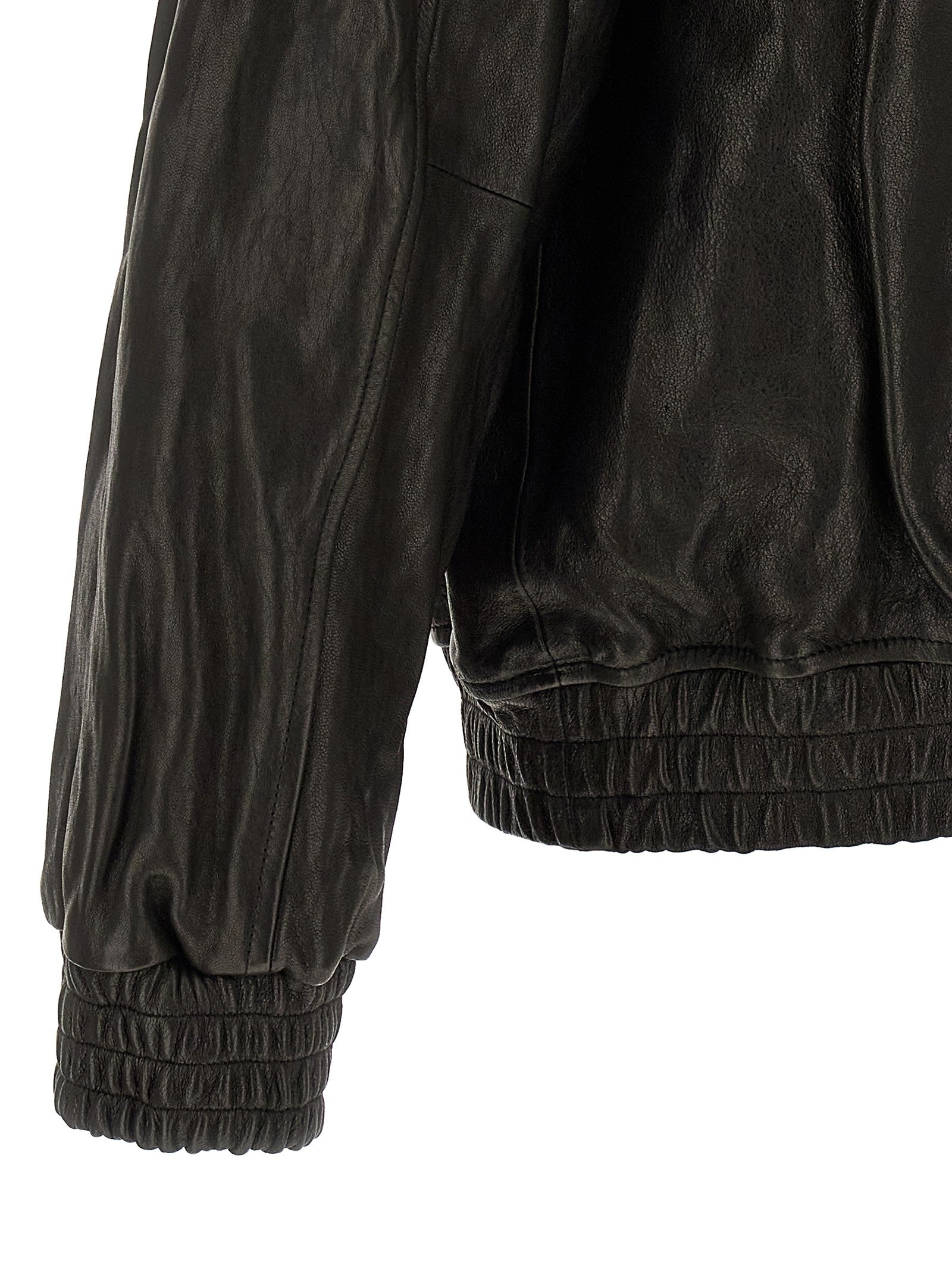 DUNST Leather Blouson Black
